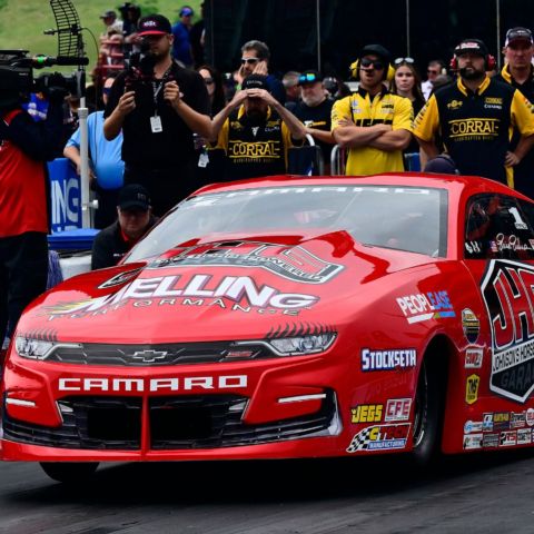 Erica Enders heads to Bristol Dragway looking for another Pro Stock win.