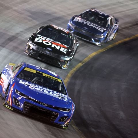 Kyle Larson drives the No. 5 for Hendrick Motorsports in the Cup Series, but during Bristol's Food City 500 weekend, he is also going to pilot the No. 17 Chevy for Hendrick in the Xfinity Series race, the SciAps 300, and the No. 07 Chevy for Spire Motorsports in the Craftsman Truck Series WEATHER GUARD Truck Race.