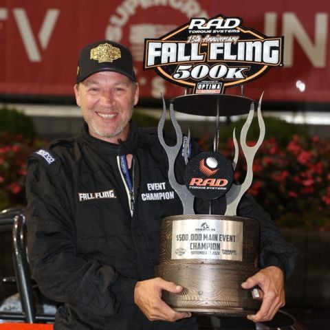 One of the most lucrative bracket races in the the U.S. takes place at Bristol Dragway each season, the RAD Torque Fall Fling. Last year Jack Ostrowski of Duryea, Pa. claimed the $500,000 payday and signature trophy.