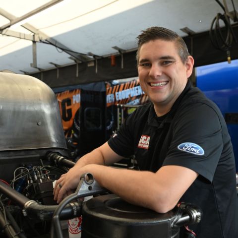 Second-generation racer Dan Wilkerson has taken over the driving duties of the family Funny Car this year. The rookie has his sights set on a win at Bristol Dragway.