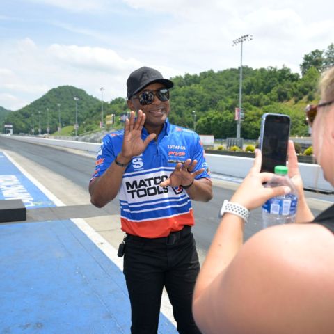 Antron Brown gives a quick interview to preview the 23rd annual Super Grip NHRA Thunder Valley Nationals, June 7-9.